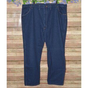 Rustler Men's Denim Straight Leg Blue Jeans Size 50 X 30 Cotton Workwear Outdoor